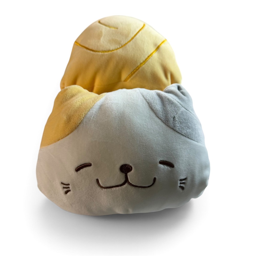 Miniso Sushi Cat Plush Tamago Egg Calico Kitten Stuffed Animal 13.8 Inch